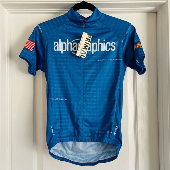 Primal Men's Sport Cut Raglan Cycling Jersey Alpha graphics - Picture 1 of 8